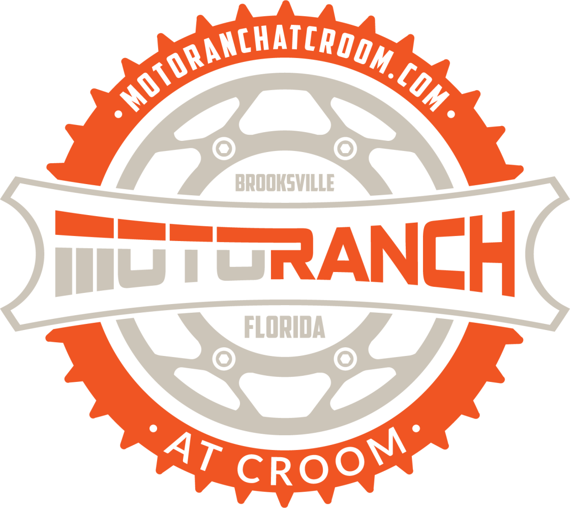 Motoranch logo with orange gear and text 'BROOKSVILLE FLORIDA'.